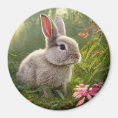 Cute Bunny Magnet (Voorkant)
