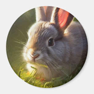 Cute Bunny Magnet