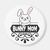 Cute Bunny makrebit Magneet (Voorkant)
