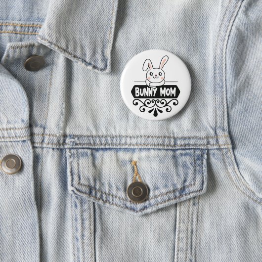 Cute Bunny makrebit Ronde Button 5,7 Cm (In situ)