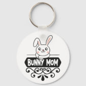 Cute Bunny makrebit Sleutelhanger (Voorkant)