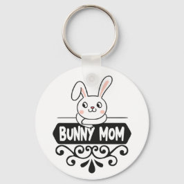 Cute Bunny makrebit Sleutelhanger