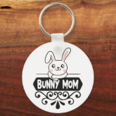 Cute Bunny makrebit Sleutelhanger (Voorkant)