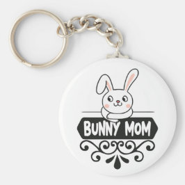Cute Bunny makrebit Sleutelhanger