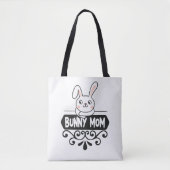 Cute Bunny makrebit Tote Bag (Voorkant)