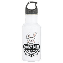 Cute Bunny mama pet konijnenliefhebbers Waterfles