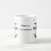 Cute Bunny Merry Kerstmis Koffiemok (Center)