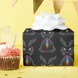 Cute Bunny met Chakra Rainbow Soul Cadeaupapier