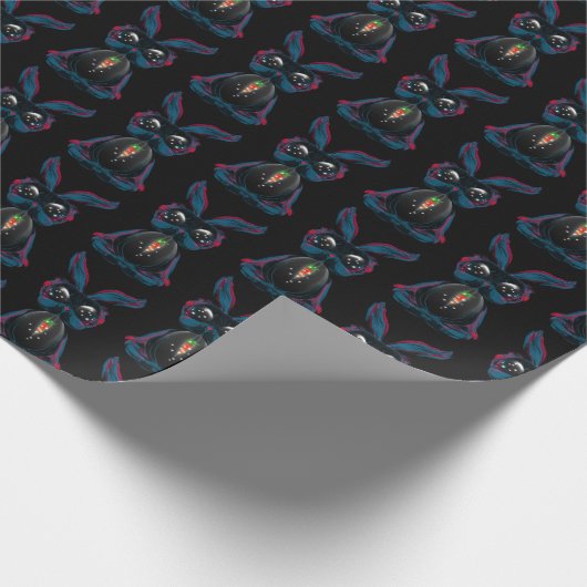 Cute Bunny met mousserende wortelsoep Cadeaupapier (Hoek)