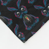 Cute Bunny met mousserende wortelsoep Fleece Deken (Hoek)