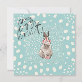 Cute Bunny met Spots Easter Hunt Kaart