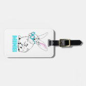 Cute bunny -  Mine! Bagagelabel (Voorkant horizontaal)