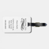 Cute bunny -  Mine! Bagagelabel (Achterkant horizontaal)