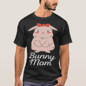 Cute Bunny Mom T-shirt (Voorkant)