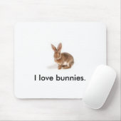 Cute Bunny Muismat (Met muis)