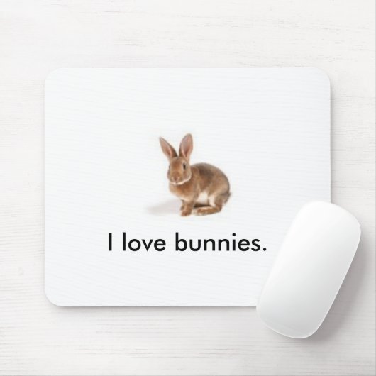 Cute Bunny Muismat (Met muis)
