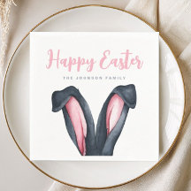 Cute Bunny Oren Gelukkig Pasen