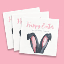 Cute Bunny Oren Gelukkig Pasen