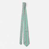 Cute Bunny Patroon Nekdas | Leuke Pasen & Dier Stropdas (Achterkant)