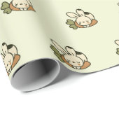 Cute Bunny Pattern Inpakpapier (Rol Hoek)
