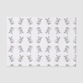 Cute Bunny Pattern Tissuepapier (Voorkant)