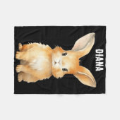 Cute Bunny Personalized Fleece Deken (Voorkant (Horizontaal))