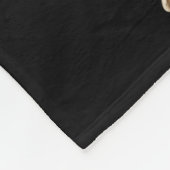 Cute Bunny Personalized Fleece Deken (Hoek)