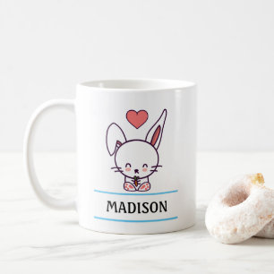 Cute Bunny Personalized Koffiemok