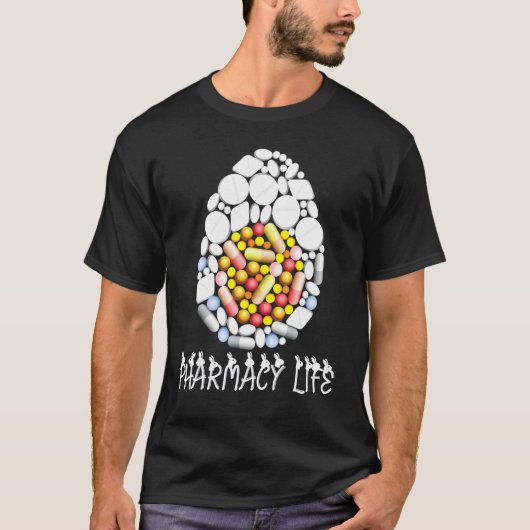 Cute Bunny Pharmacist Life Happy Easter E T-shirt (Voorkant)