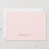 Cute Bunny Photo Birth Announcement Aankondiging (Achterkant)