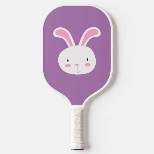Cute Bunny Pickleball Paddle (Voorkant)