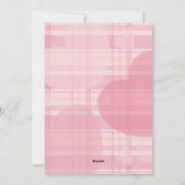 Cute Bunny Pink Greeting Feestdagenkaart (Achterkant)