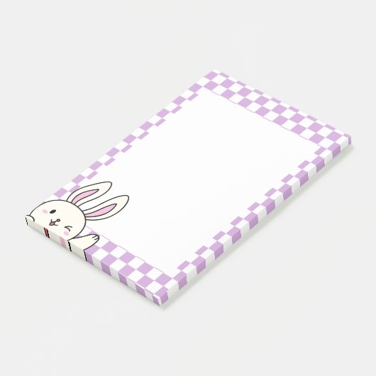 Cute bunny Post-it notes (Schuin)