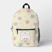 Cute Bunny Print Cut Sew Bag Bedrukte Rugzak (Voorkant)