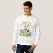 Cute Bunny Pug Sweatshirt (Voorkant volledig)