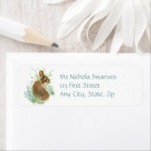 Cute Bunny Rabbit Animal Address Label (Insitu)