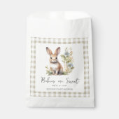 Cute Bunny Rabbit Baby shower Bedankzakje (Voorkant)