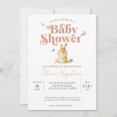 Cute Bunny Rabbit Baby shower Neutral Kaart (Voorkant)