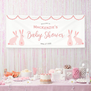 Cute Bunny Rabbit Baby shower Spandoek