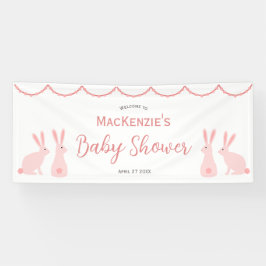 Cute Bunny Rabbit Baby shower Spandoek
