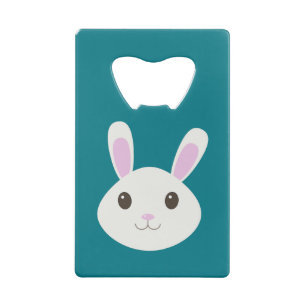 Cute Bunny Rabbit Creditkaart Flessenopener
