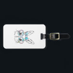 Cute Bunny Rabbit Face Tie Dye Glasses Girl Happy  Bagagelabel<br><div class="desc">Cute Bunny Rabbit Face Tie Dye Glasses Girl Happy Easter Day T-Shirt</div>