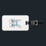 Cute Bunny Rabbit Face Tie Dye Glasses Girl Happy  Bagagelabel<br><div class="desc">Cute Bunny Rabbit Face Tie Dye Glasses Girl Happy Easter Day T-Shirt</div>