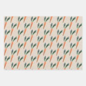 Cute Bunny Rabbit Giant Carrot Gender Neutral Kind Inpakpapier Vel (Voorkant 2)