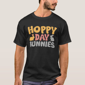 Cute Bunny Rabbit Hoppy Day Bunnies T-shirt