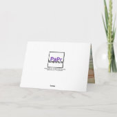 Cute Bunny Rabbit in een Basket Custom Feestdagen Kaart (Achterkant)