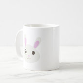 Cute Bunny Rabbit Koffiemok (Voorkant links)