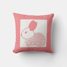 Cute Bunny Rabbit Kussen