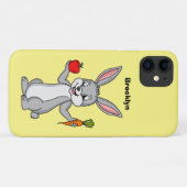 Cute bunny rabbit met groenten cartoon Case-Mate iPhone case (Achterkant (horizontaal))