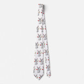 Cute bunny rabbit met groenten cartoon stropdas (Voorkant)